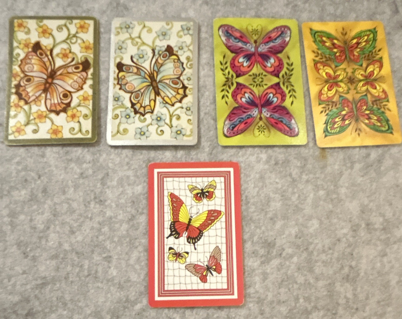 Butterfly Theme Collectible Playing Cards, Modern (1970-Now) #25