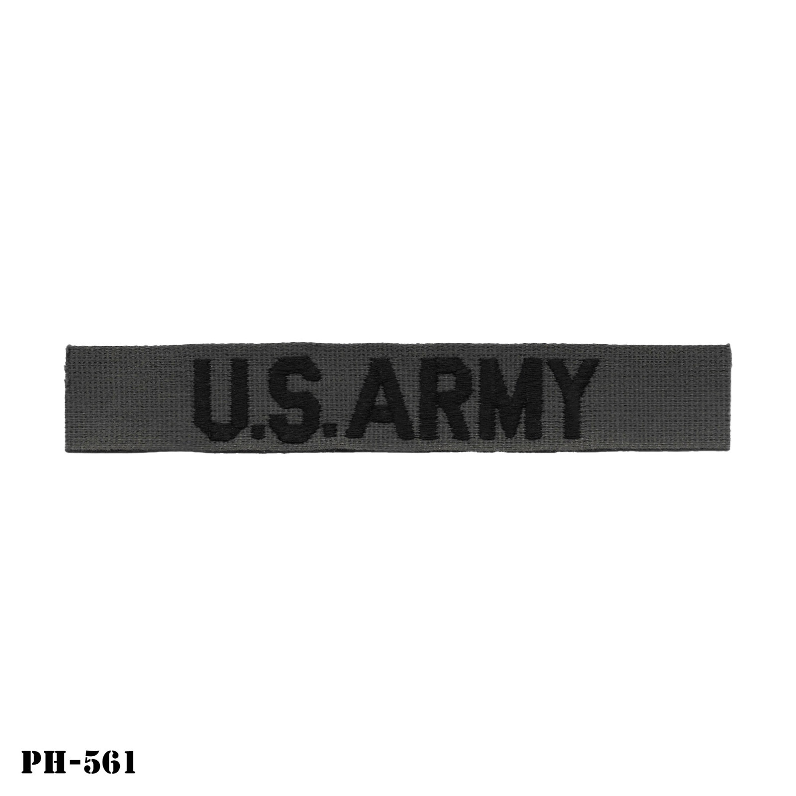 „U.S. ARMY“ Tape Subdued OD & Black ~ Sew On Patch for BDU’s ~ New Old Stock