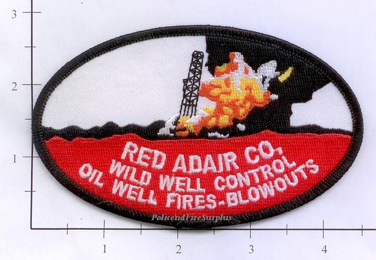 Texas – Houston Red Adair Company TX Fire Dept Patch Oil Well Fires