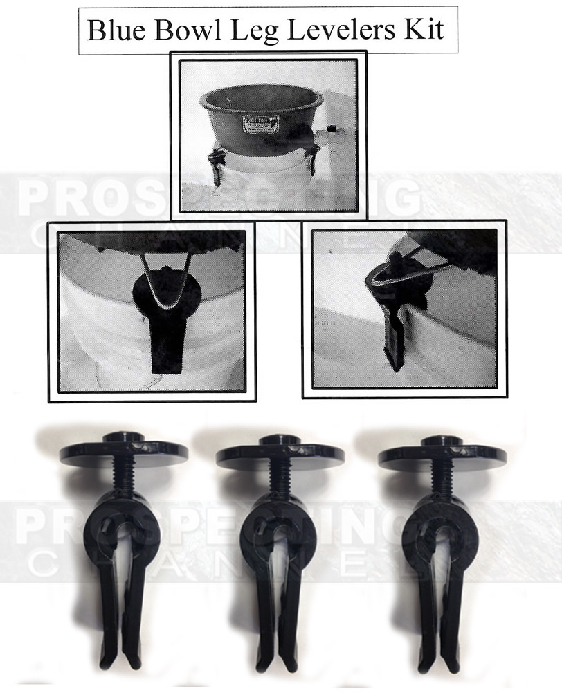 BLUE BOWL PAN GOLD Prospecting DREAM MAT CONCENTRATOR + PUMP + LEVELER KIT