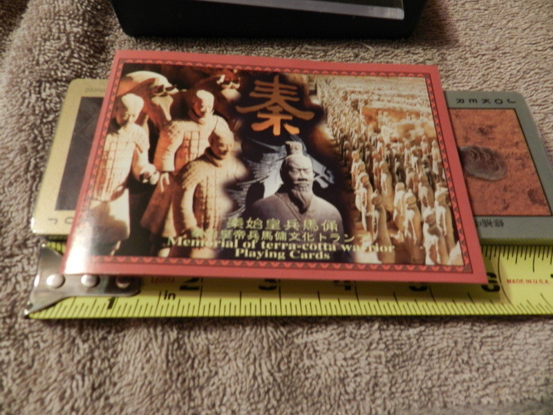 TERRA COTTA ARMY Playing Card Deck TWO DECKS LOT TERRACOTTA ARMY China