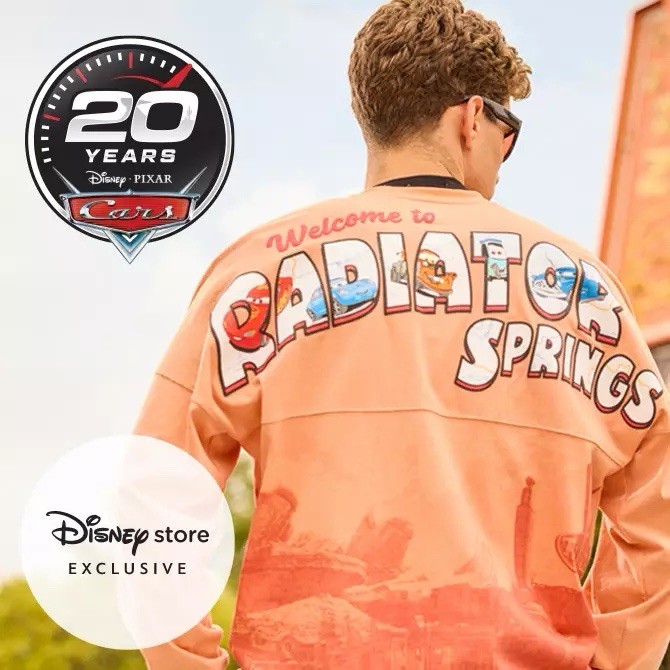 Radiator Springs Spirit Jersey for Adults – Cars 20th Anniversary (Small)