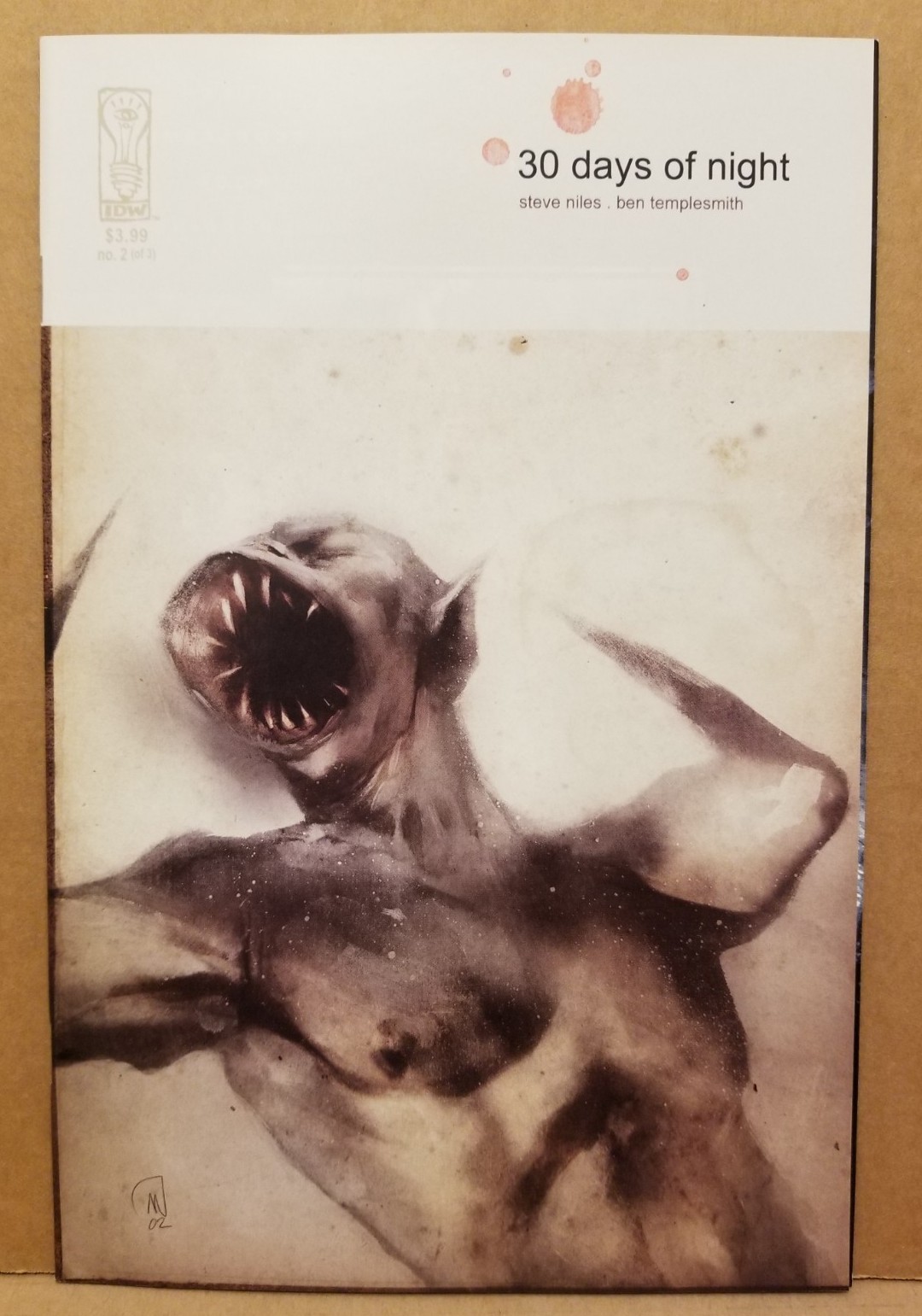30 DAYS OF NIGHT #1-3 SET IDW 2002 NILES TEMPLESMITH (#1 2ND PRINT) 2 3 VF