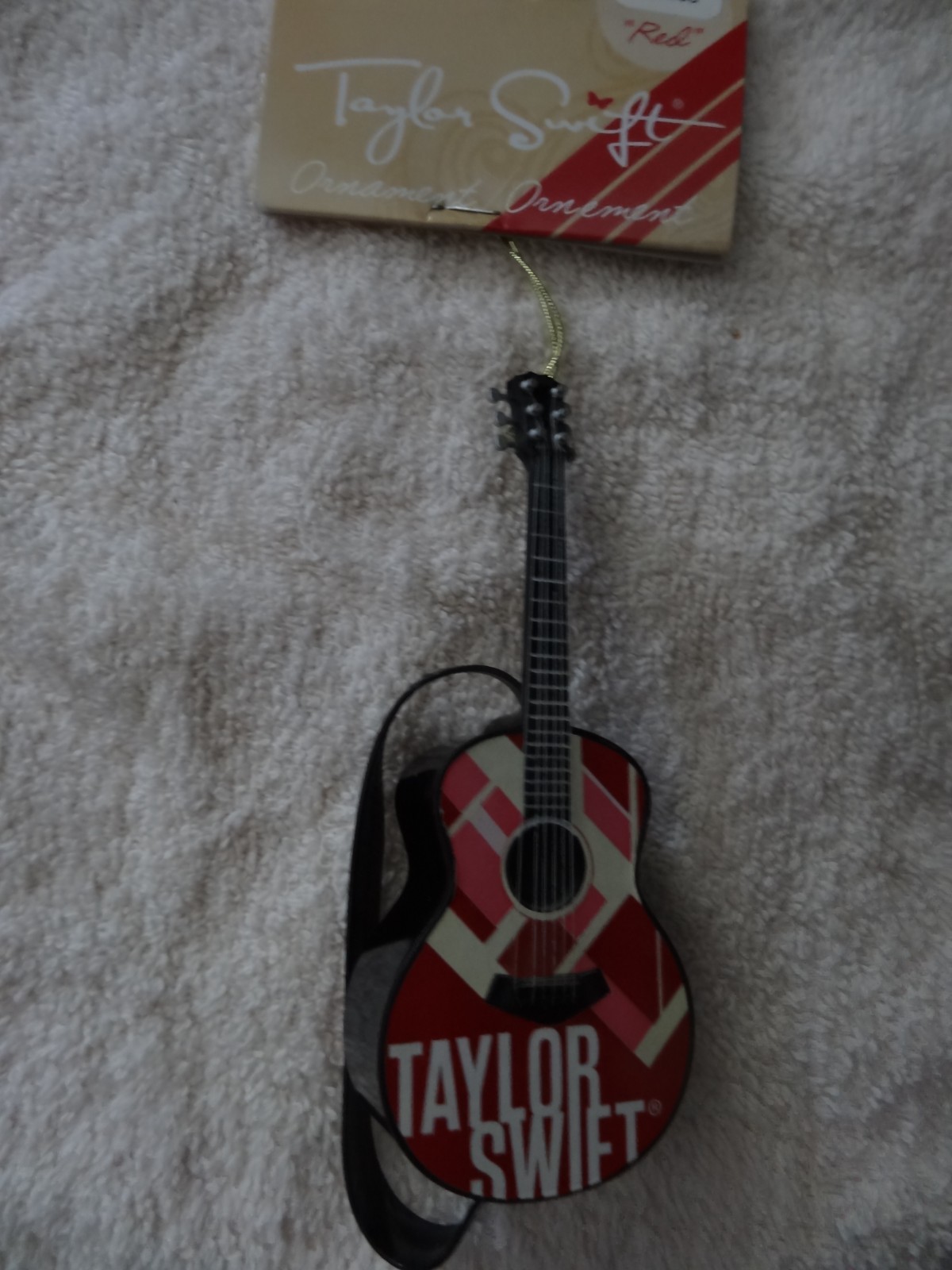 Taylor Swift “Red” 2012 Guitar American Greetings Music Christmas Ornament