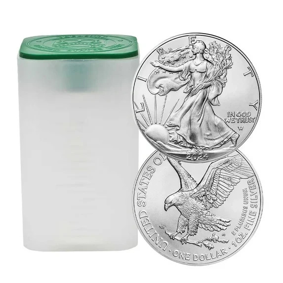 Lot of 5 2024 ..999 American1 oz Eagle Brilliant Uncirculated