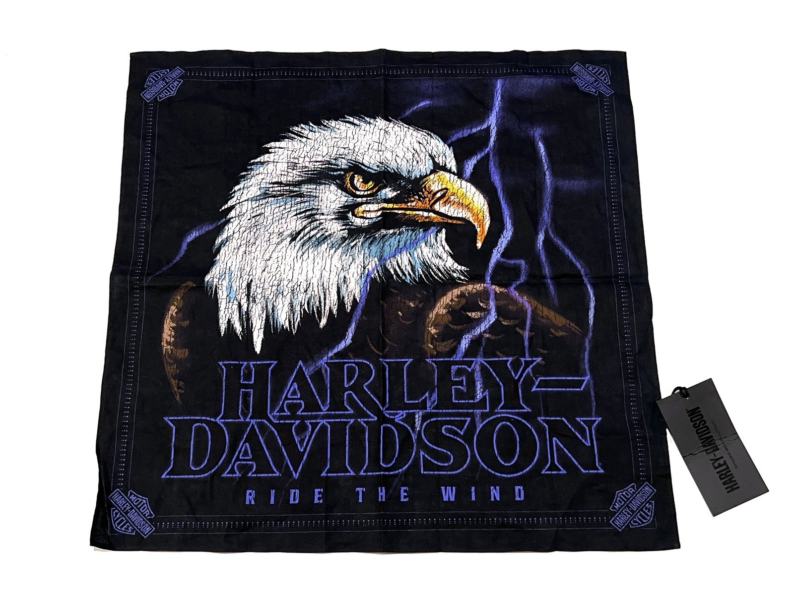 Lot of x3 Harley Davidson Motorcycle Bandana Biker Head Handkerchiefs