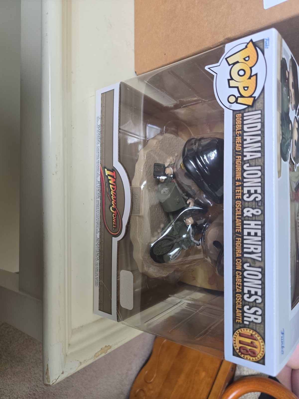 #118 Funko Pop! Rides: Indiana Jones – Indiana Jones & Henry Jones Sr.