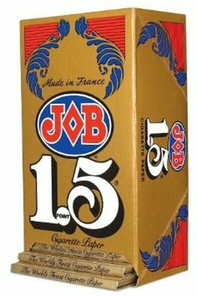 JOB 1.5 Gold Rolling Papers (24 Count Box) 100% Authentic!