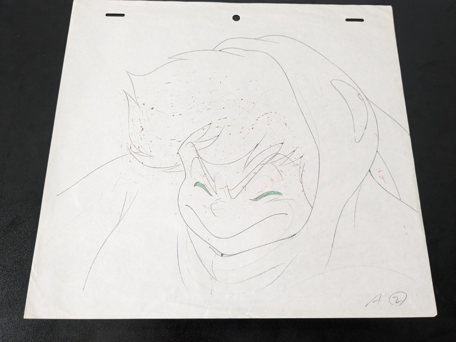 URUSEI YATSURA Anime 1980s Lot of 4 PRODUCTION CELS and 2 PENCIL SKETCHES