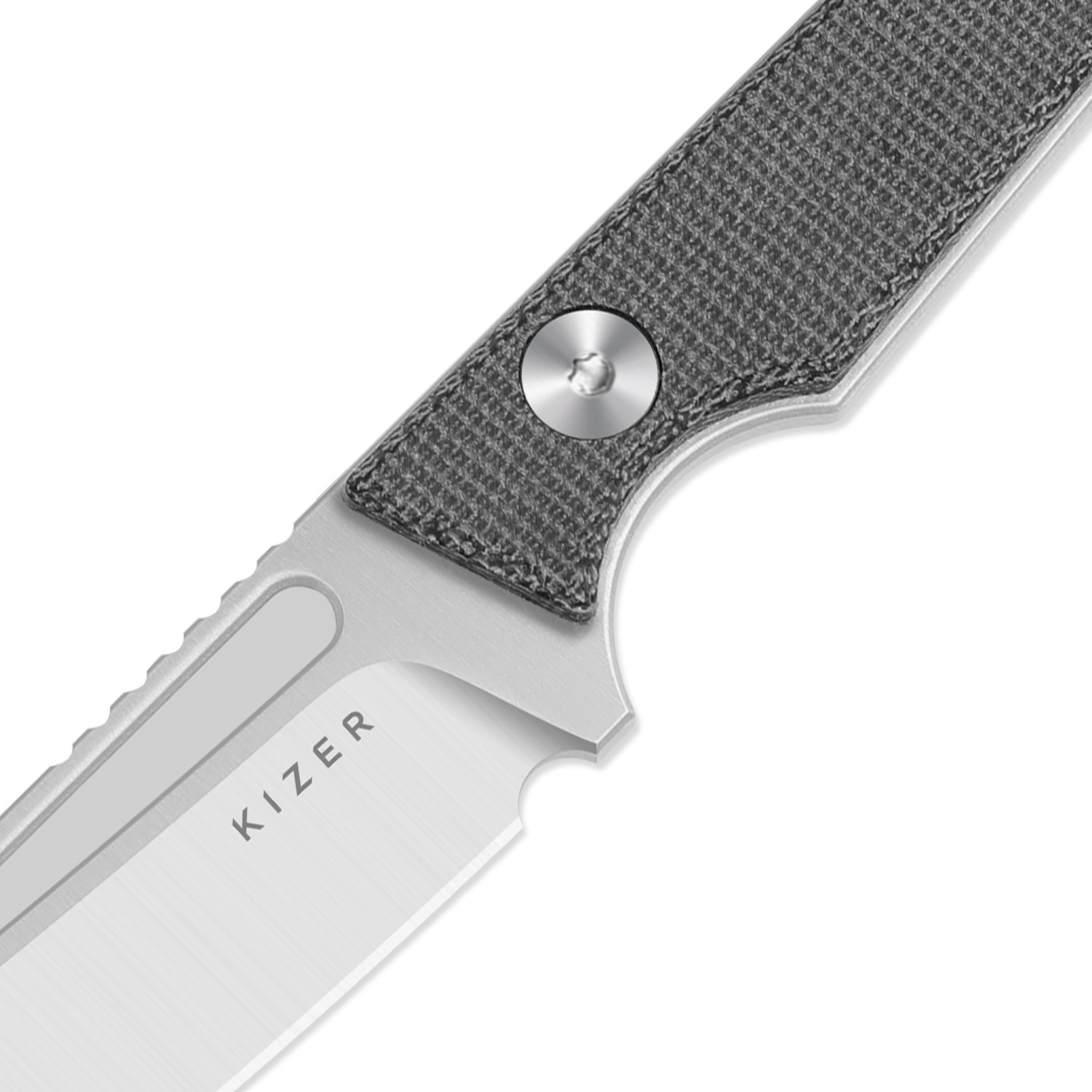 Kizer Phasmids EDC Fixed Knife AEB-L Blade Micarta Handle With Sheath 1079A3