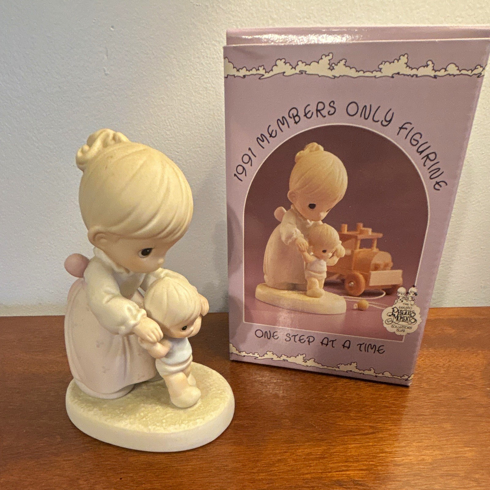 Precious Moments One Step At A Time Porcelain Figurine Boxed 1991