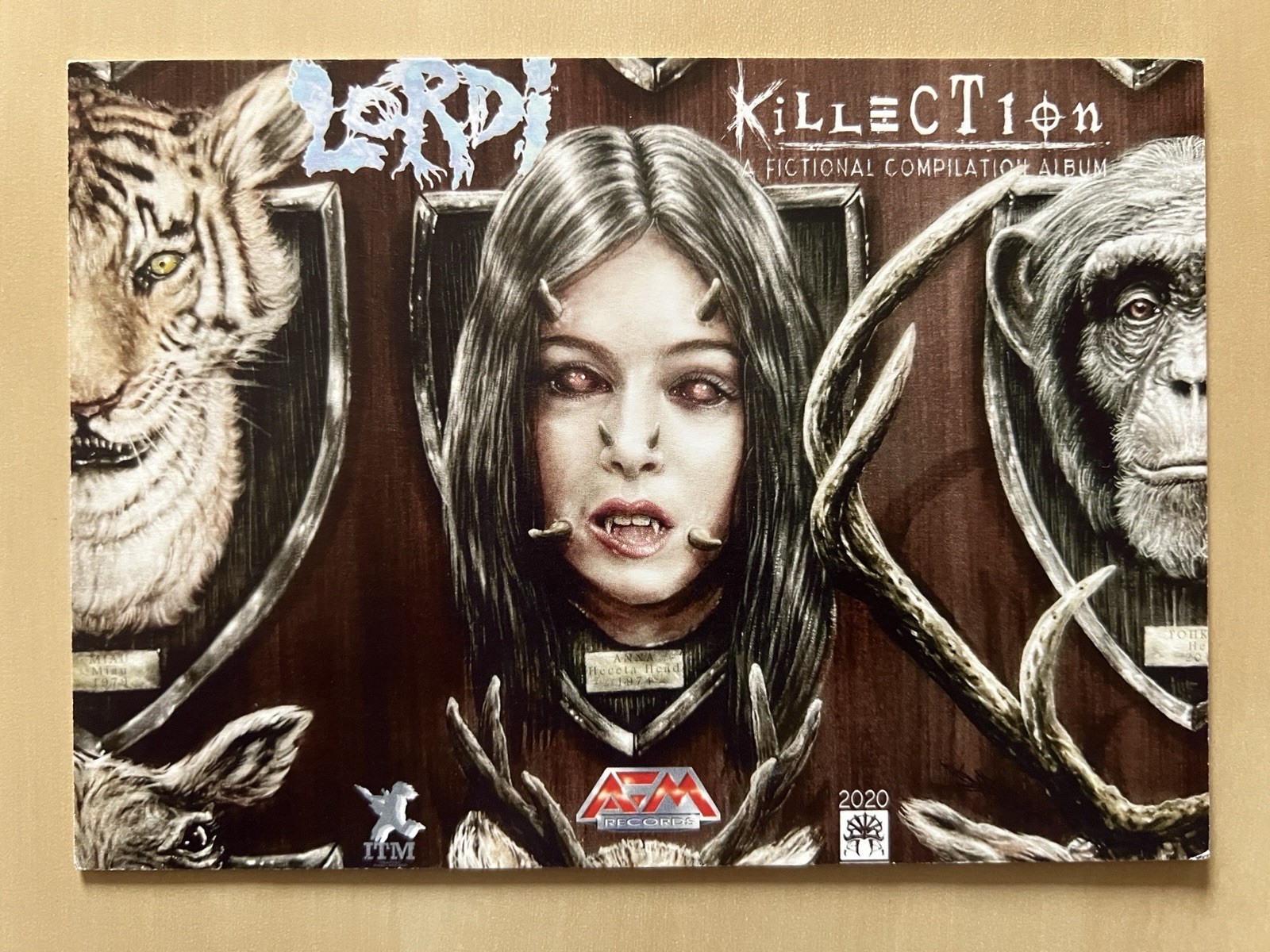 Lordi AK Music Killection Autograph Card Original Hand Signed