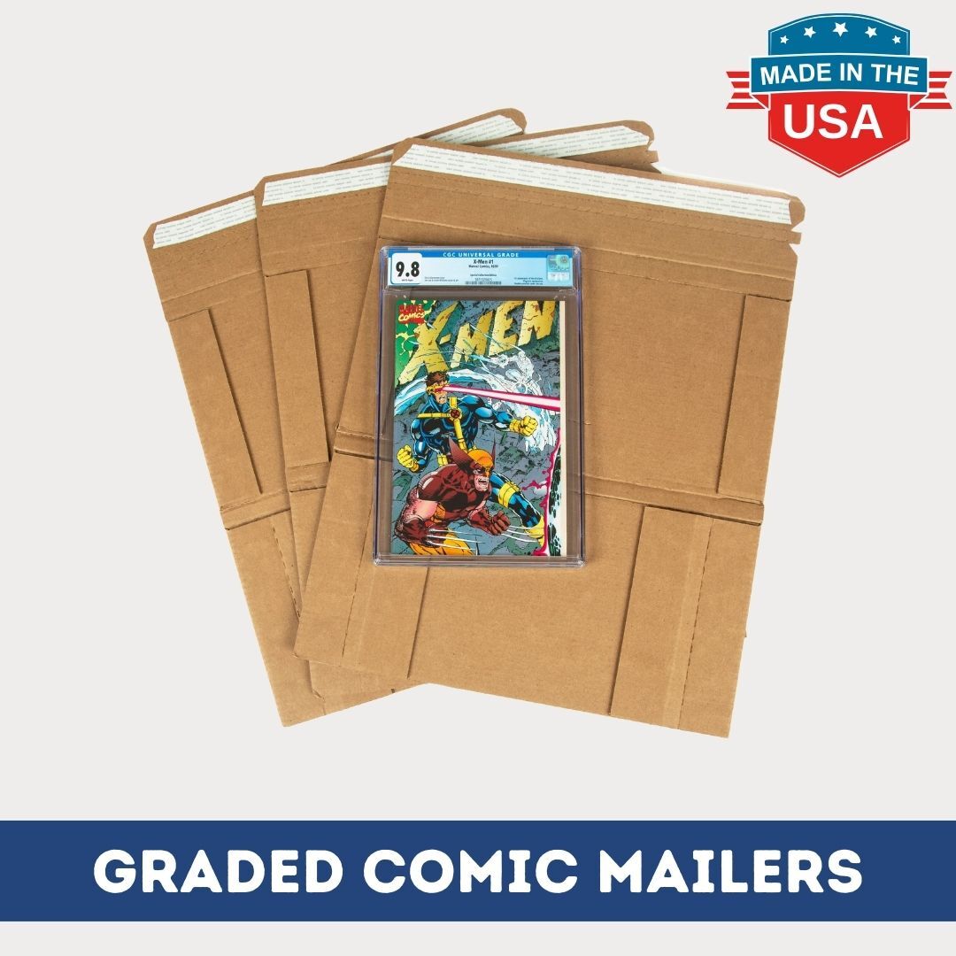 GEMINI Graded Comic Book Mailers – Ships 1 CGC (or similar) graded comic slab