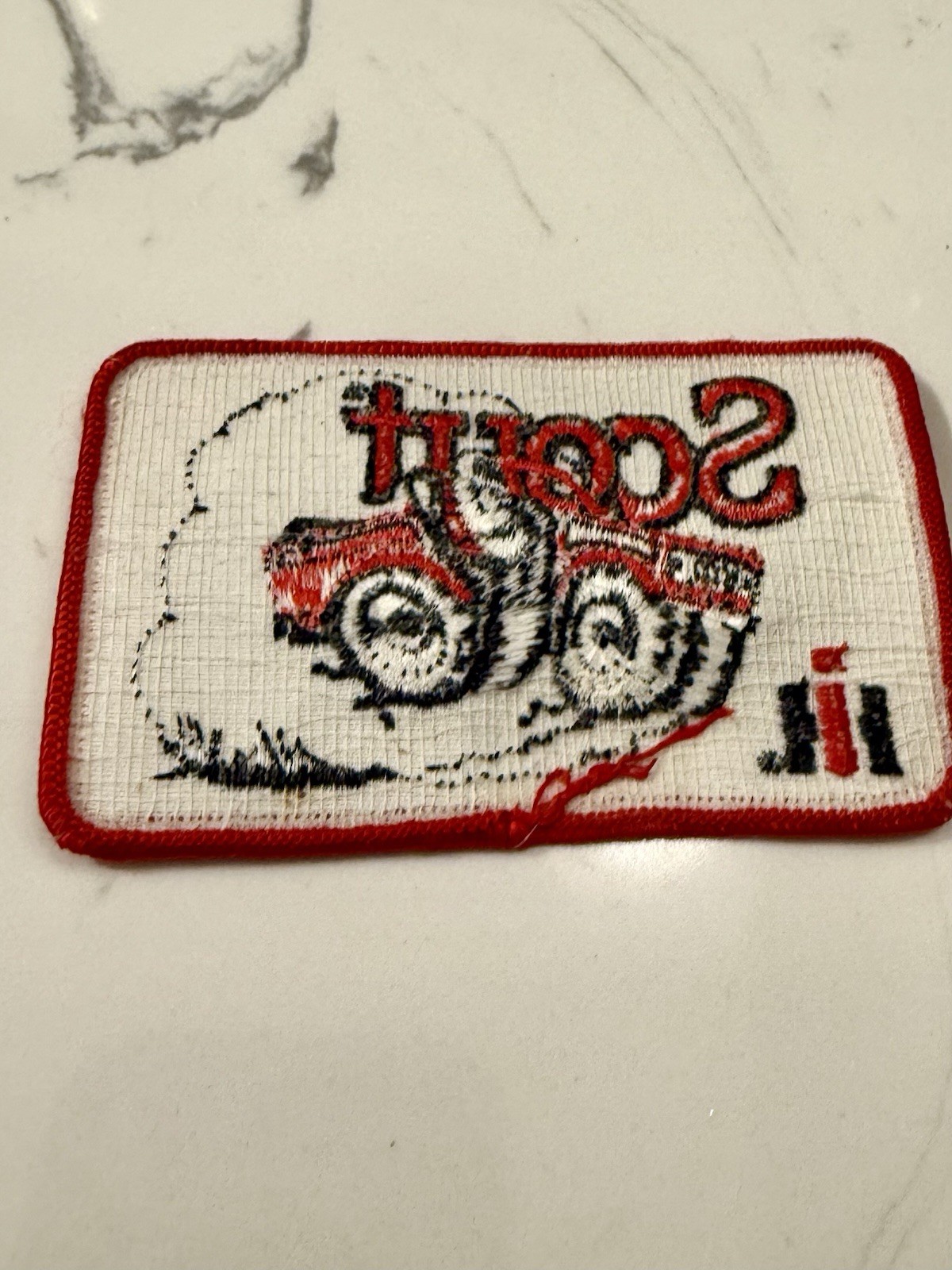 Vintage IH International Scout Embroidered Coat Or Hat Patch
