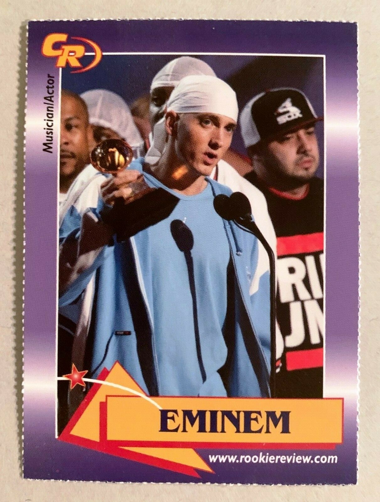 EMINEM – Musician / Actor 2003 Celebrity Rookie Review Card #3