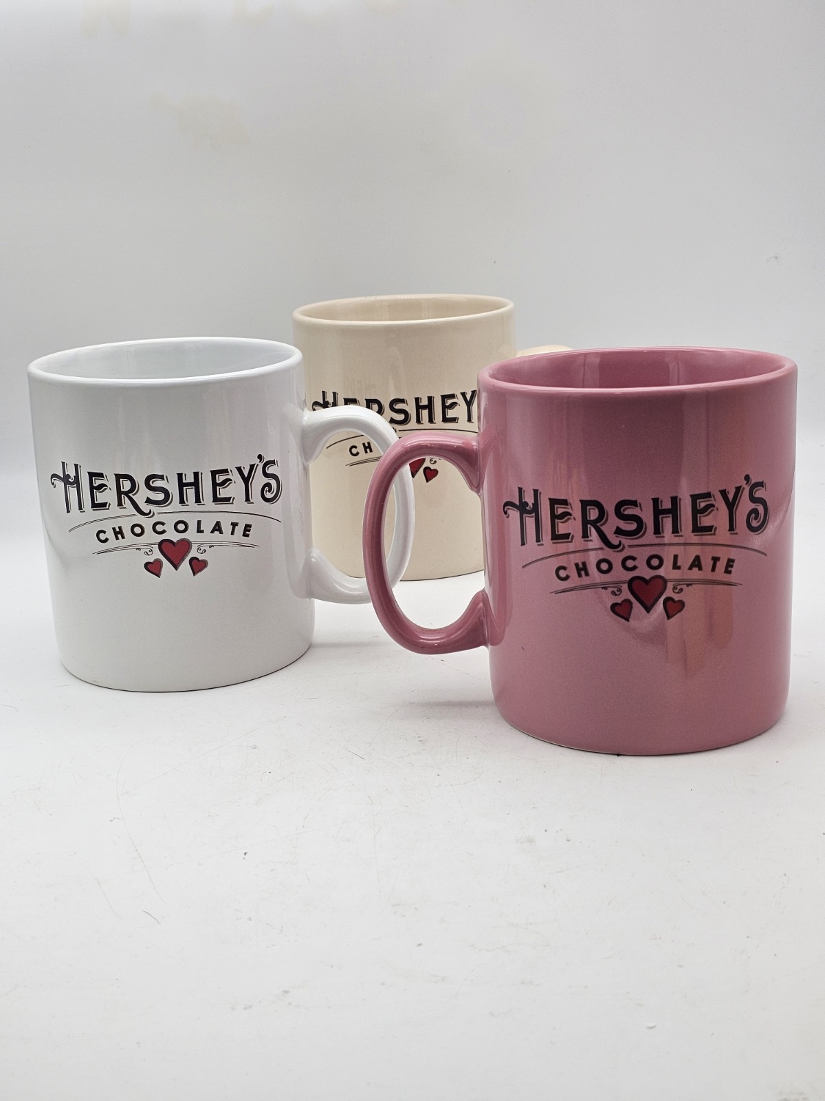 Oversized 32 Oz. Vintage Hershey’s Chocolate Mugs All Occasions XL Set Of 3