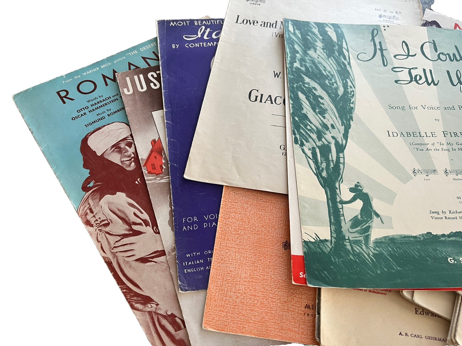 Sheet Lot Music Book Pages Junk Journal Paper Craft Ephemera Antique A31