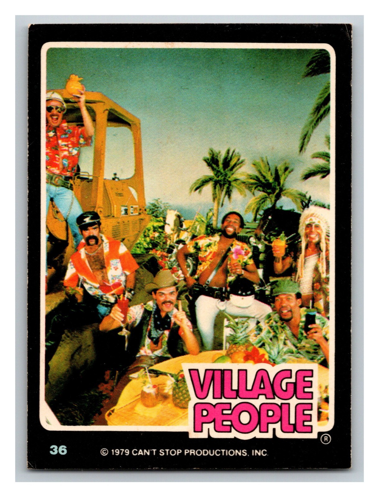 VILLAGE PEOPLE – 1979 MUSIC TRADING CARD – #36