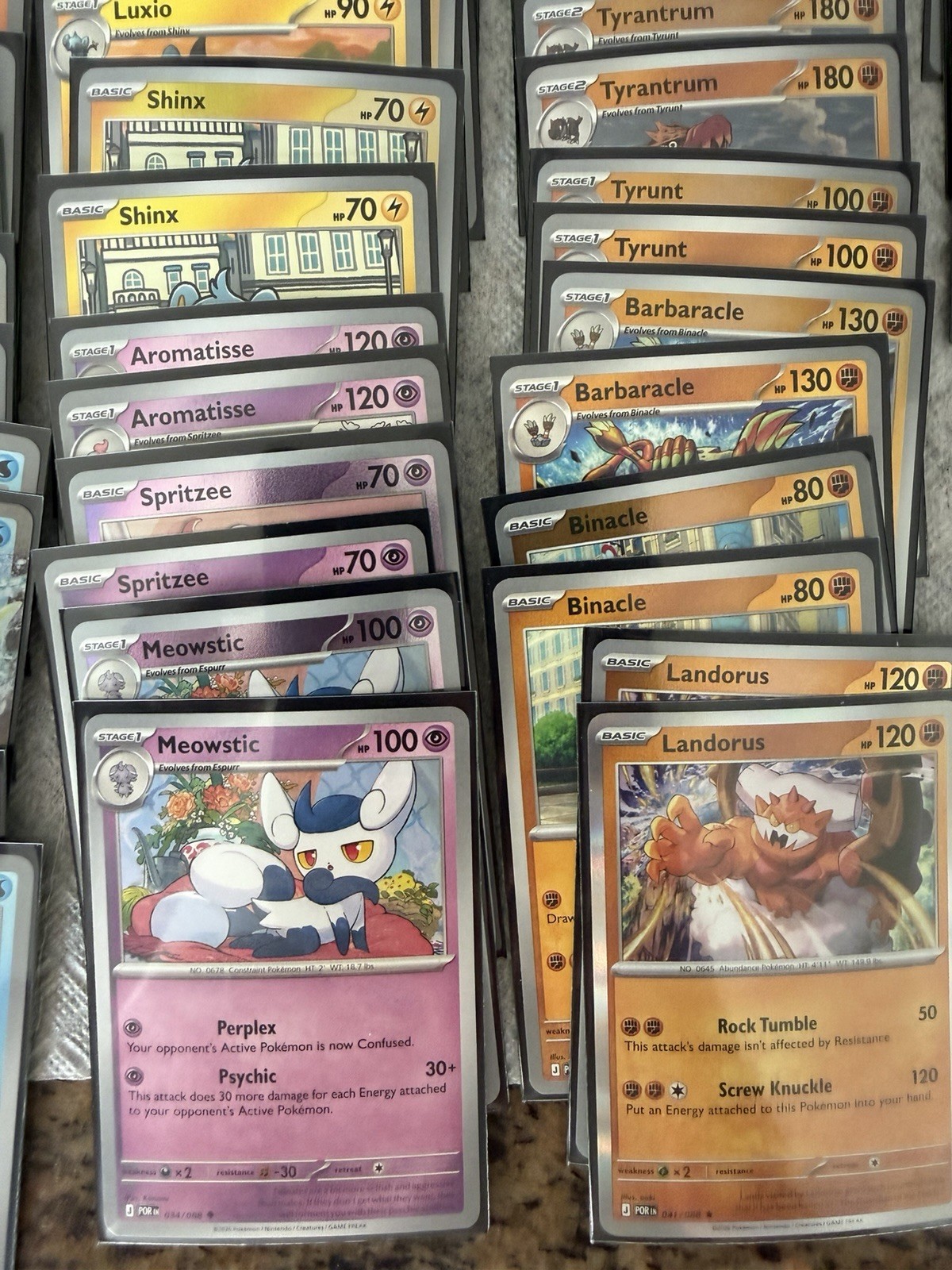 Pokemon TCG Perfect Order Complete Base Set W/ All Holos, Reverse Holo, And EXs