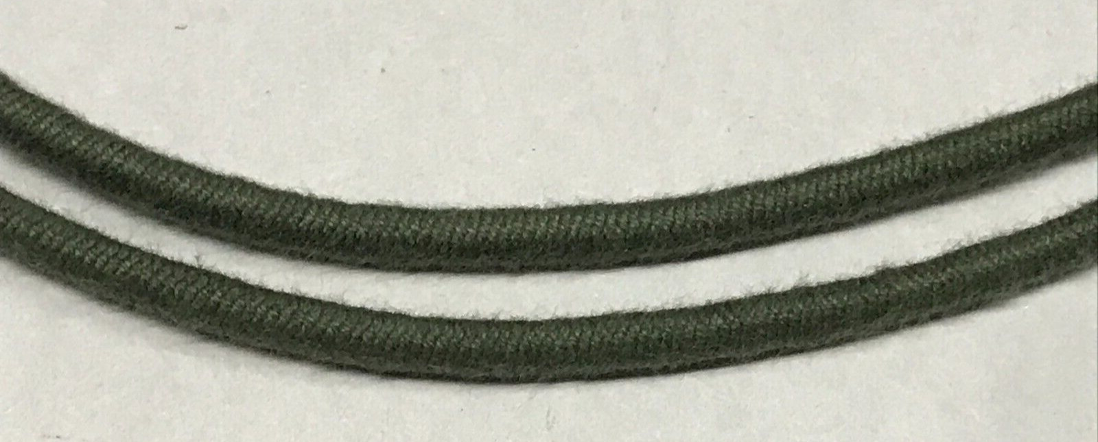 Elastic Replacement Drawcord 59″ OD Green USGI 2 Each