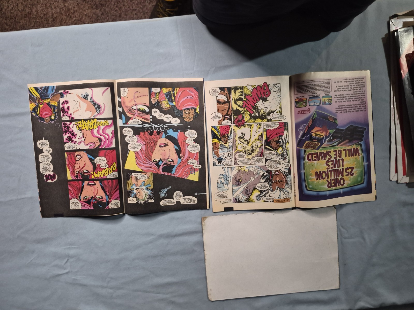 Uncanny X-Men 283 287 Lot Newsstand Edition 1st Full Bishop Sharp Corners Spines