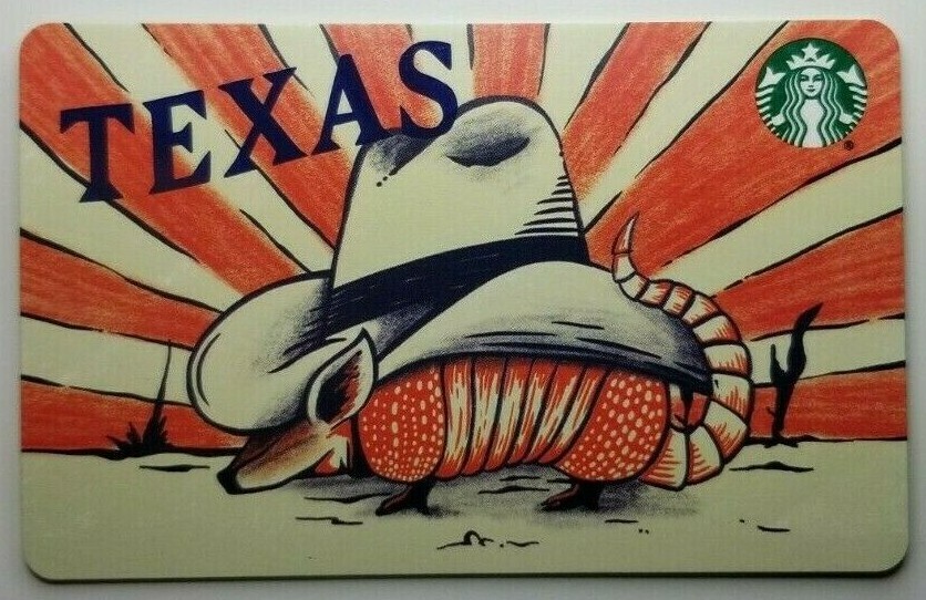 Starbucks Card 6181 – Texas 2020 Armadillo