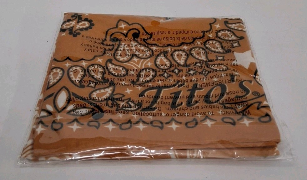 Titos Bandana, Official Merchandise, New, Sealed, Orange & Black