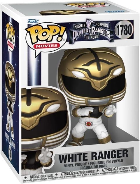 Funko Pop Power Rangers Movie: White Ranger Figure w/ Protector IN HAND
