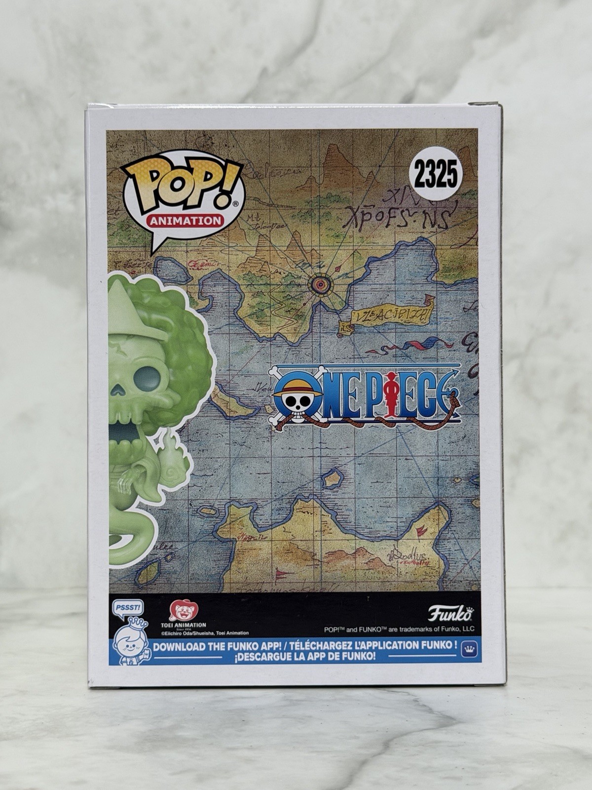 One Piece Funko Pop Brook Ghost Pre-Release #2325 with INSERT