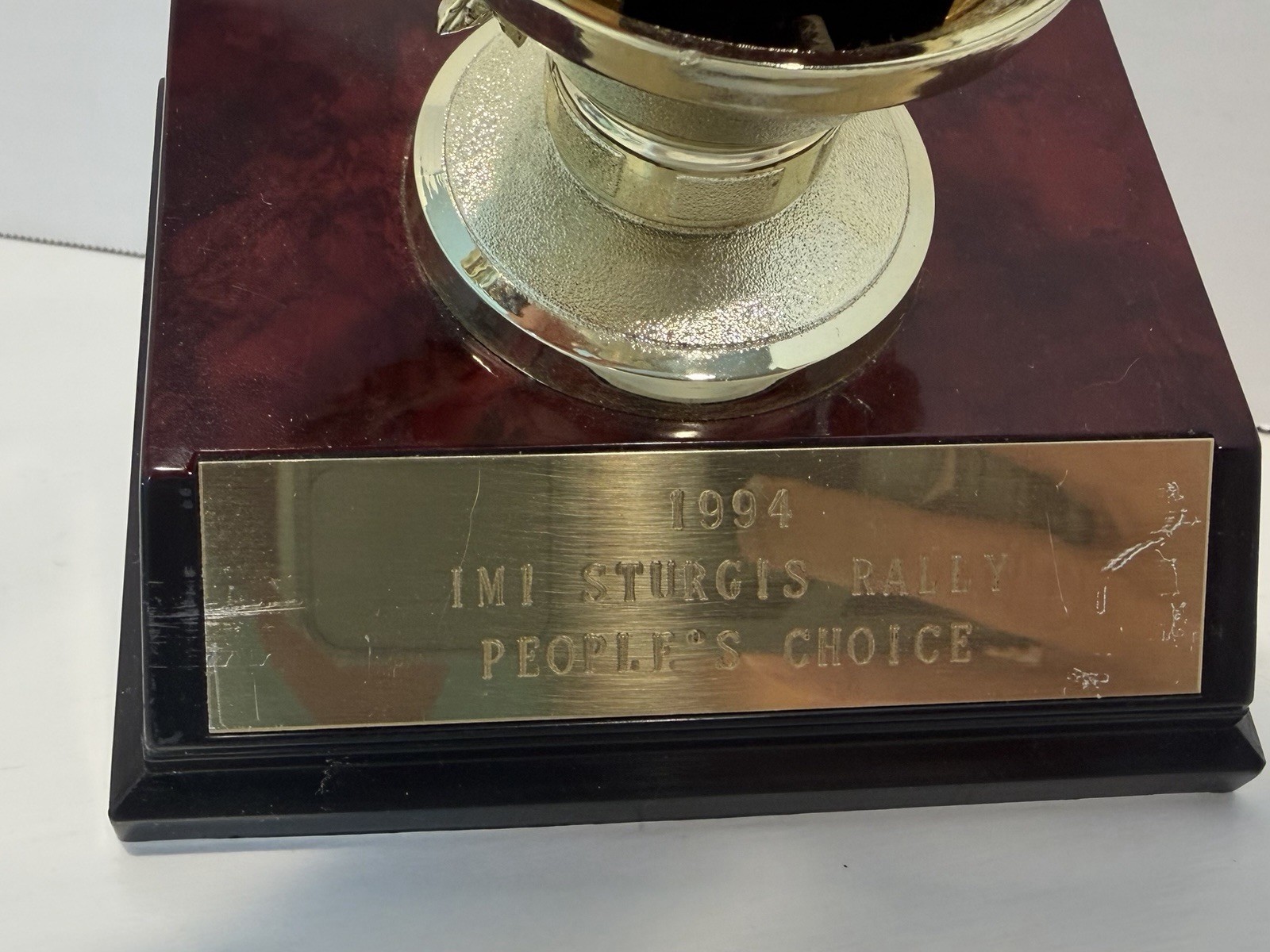 1994 IMI Sturgis Rally People’s Choice Motorcycle Bike Trophy