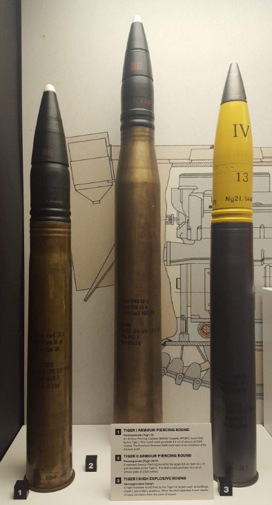 WW2 German 8.8cm KwK 36 Spgr.39 Tiger Tank Shell 3D Printed Replica US Made