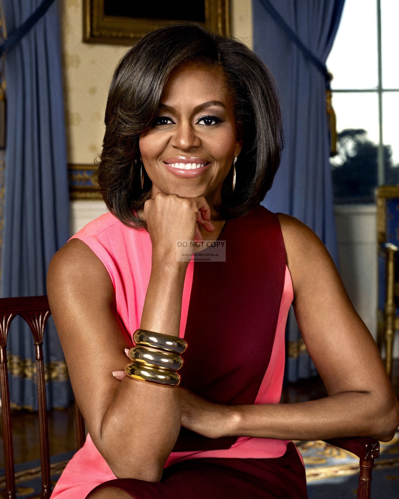 FIRST LADY MICHELLE OBAMA – 8X10 PHOTO (AB-639)