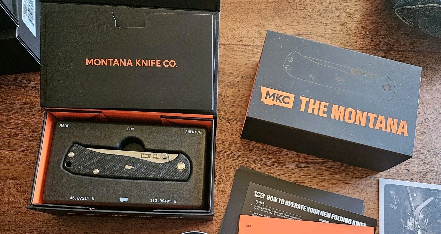 BRAND NEW MONTANA KNIFE COMPANY MKC THE MONTANA R&D 1 FOLDER