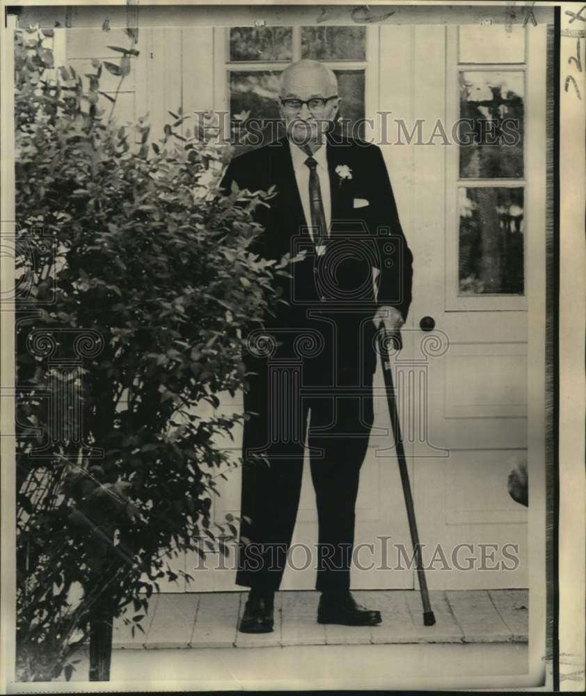 1970 Press Photo Former President Harry Truman on his 86th birthday – nox59318