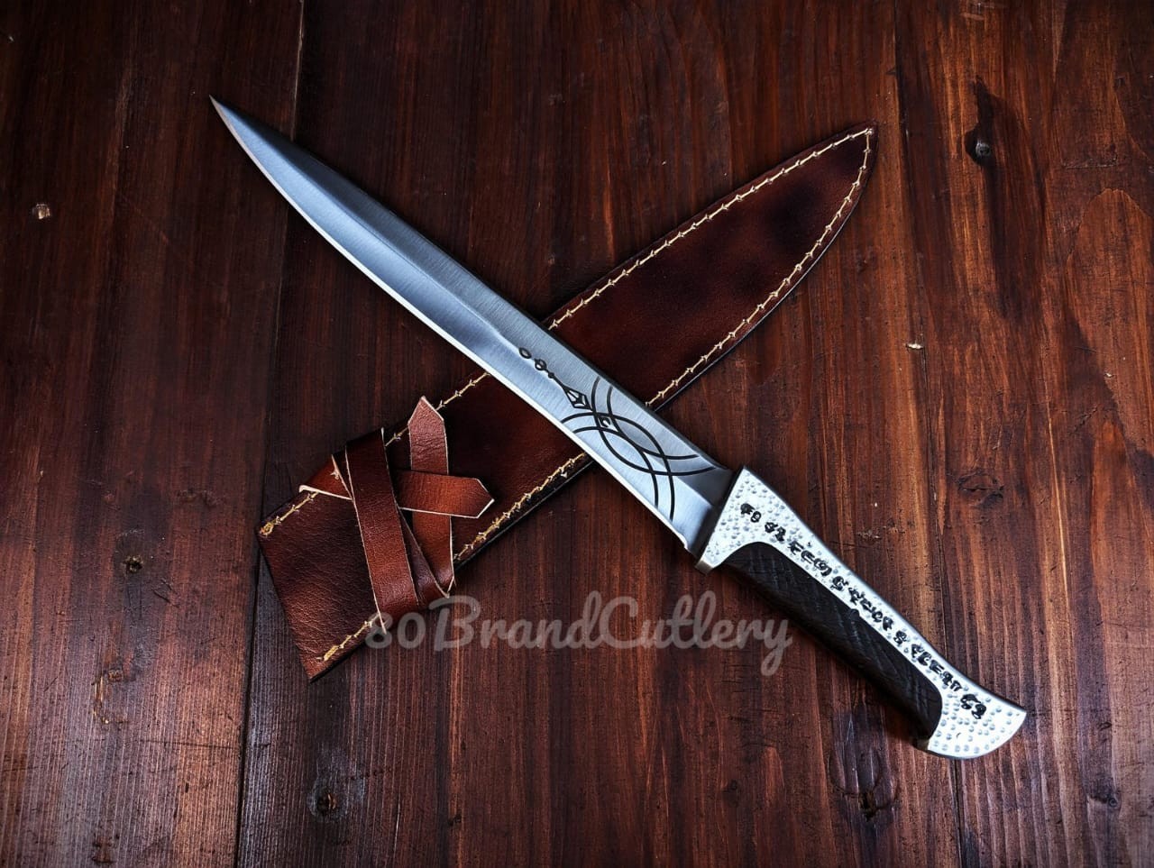 Handmade Paul Atreides Crysknife Replica: Dune Movie Carbon Steel Knife