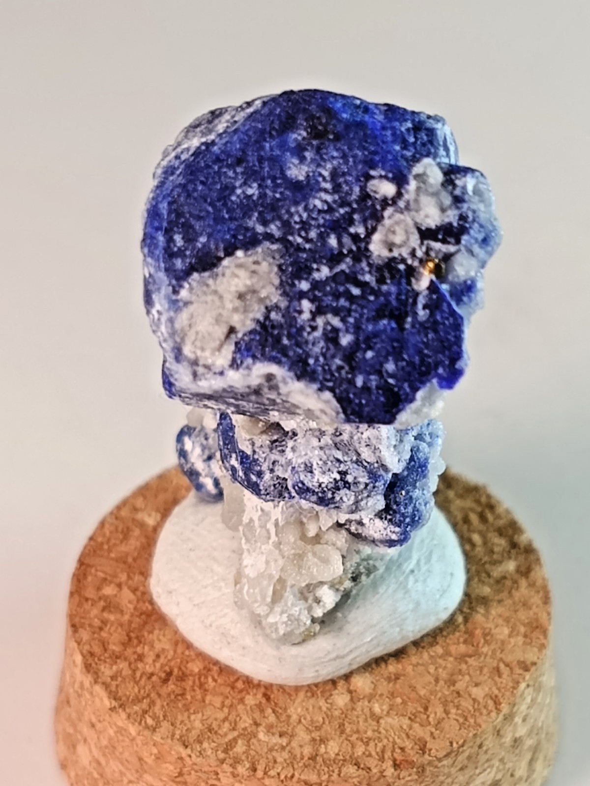 Natural Vivid Blue Lazurite Gemstone with Matrix 19 ct B9