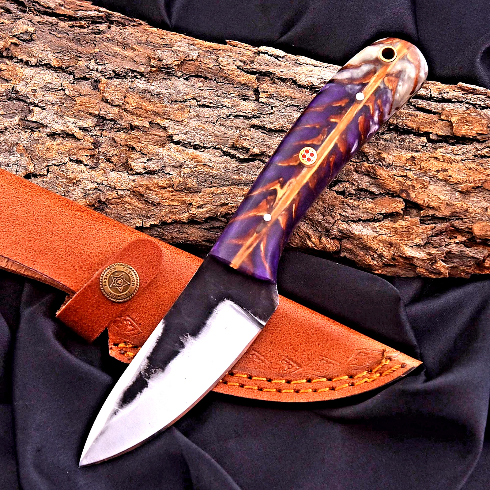 CUSTOM MADE HIGH CARBON STEEL SKINNING HUNTING KNIFE 2973