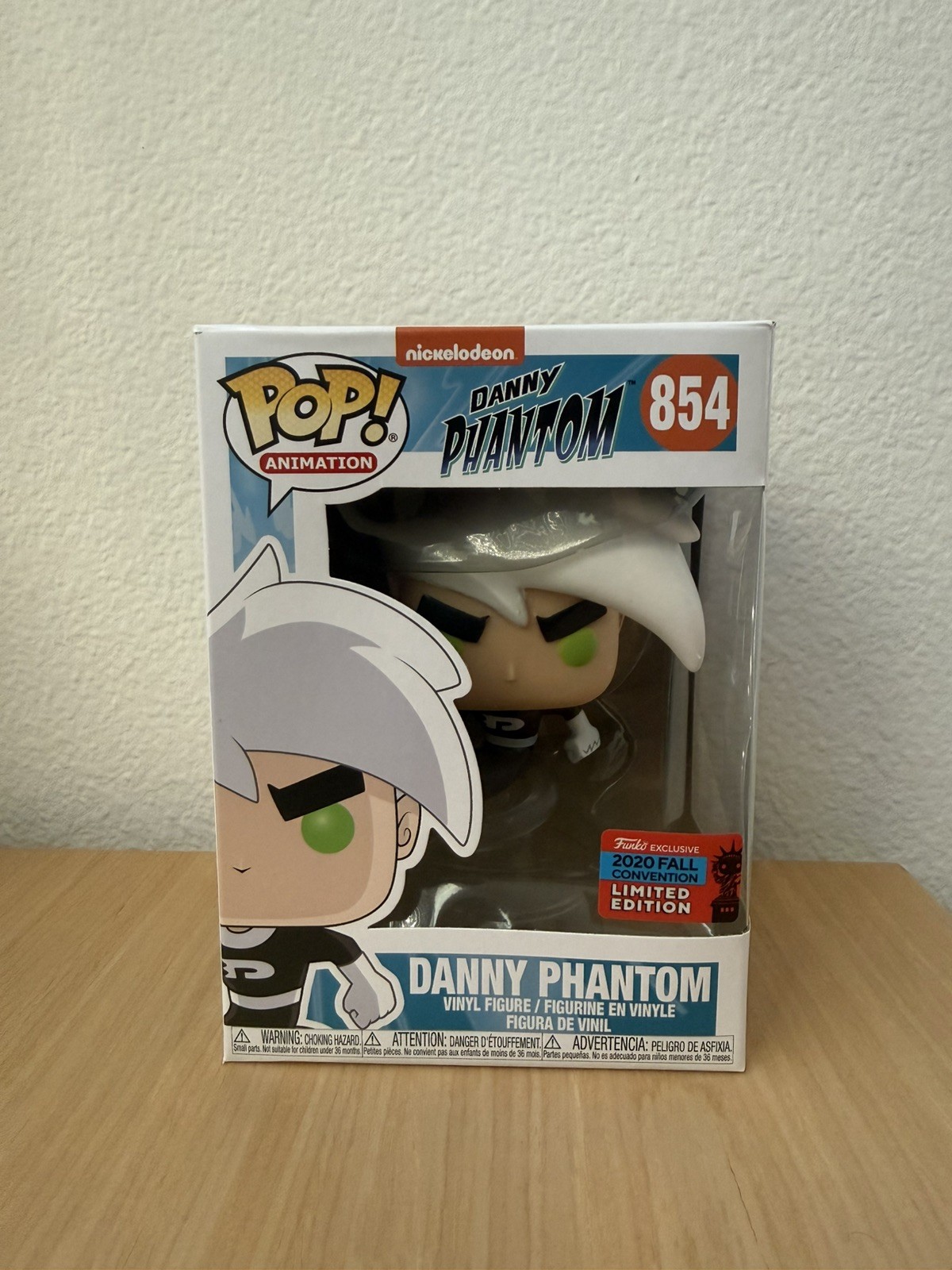 BRAND NEW Funko Pop! Danny Phantom 2020 Fall Convention Exclusive Animation #854