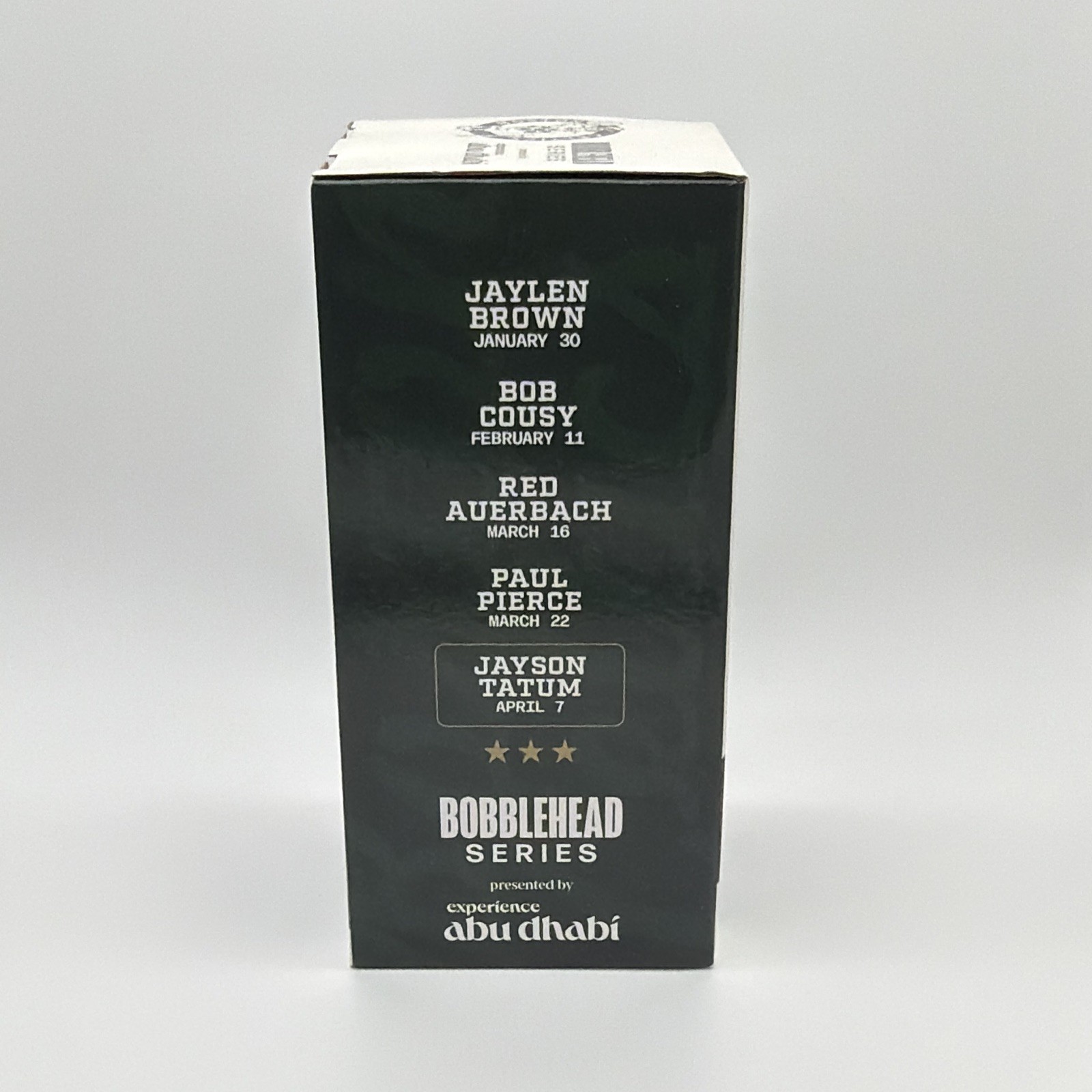 Boston Celtics Jayson Tatum NBA Bobblehead Series Exclusive Experience Abu Dhabi