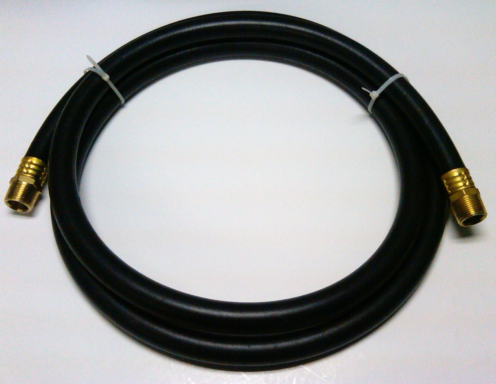 GAS PUMP HOSE 6 FOOT X 3/4″ BRASS ENDS DISPLAY HOSE FOR PUMP RESTORATION ONLY