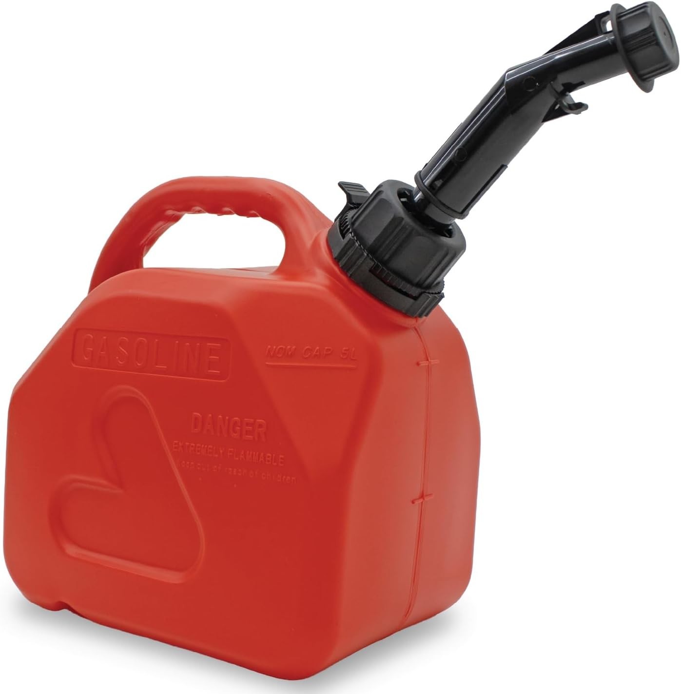 1.5 Gallon Gas Can with Auto Mount and One Gas Can Spout Replacement and filter