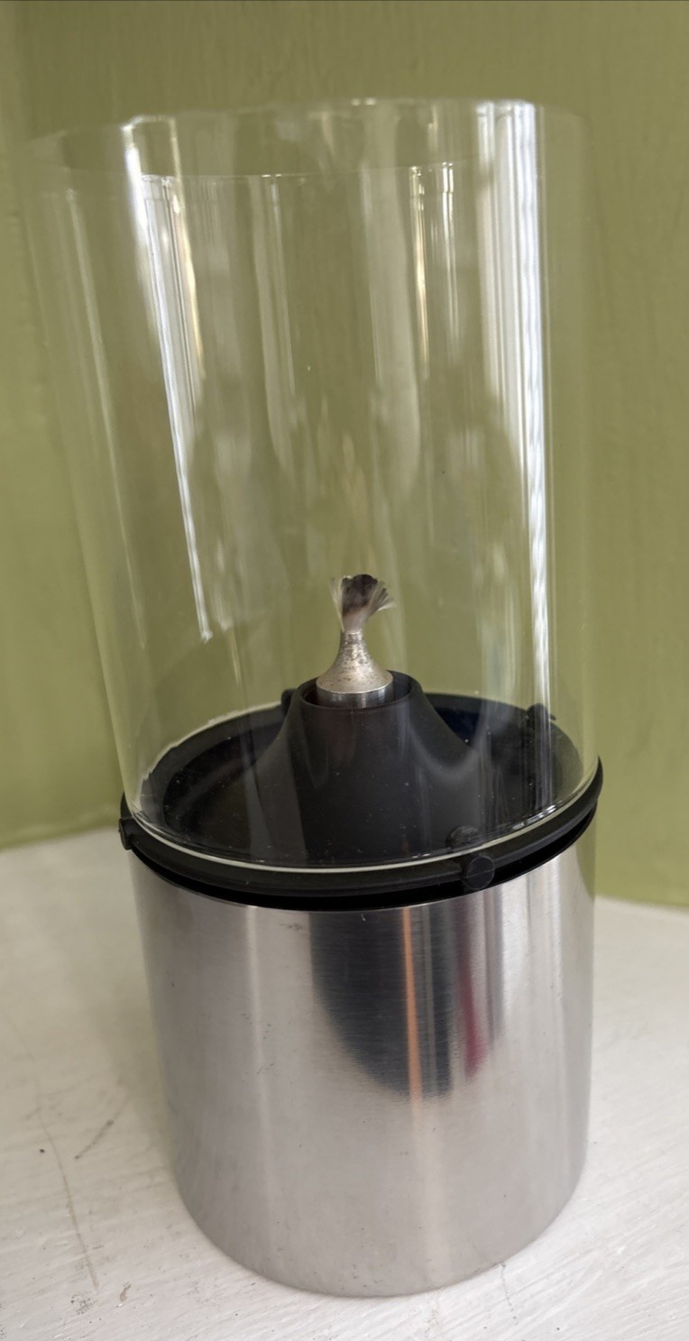 Stelton oil lamp by erik magnussen stainless steel