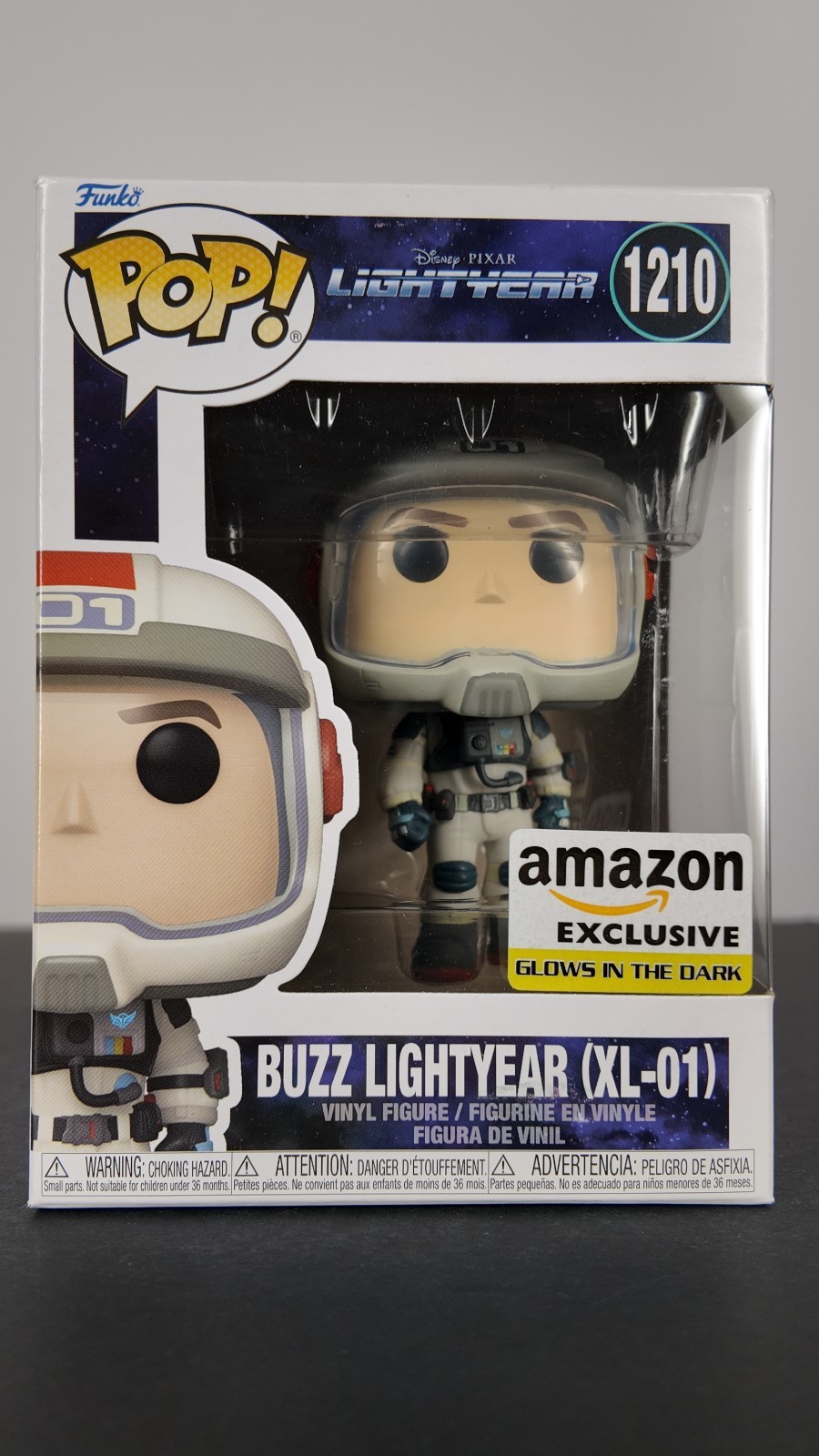 Funko POP! #1210; Lightyear; Buzz Lightyear (XL-01); GitD; Amazon Exclusive