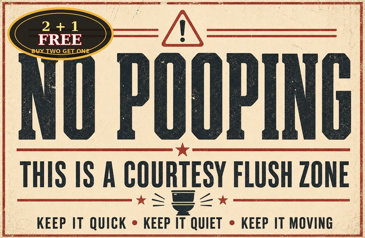 pooping_signs_dcor_funny_work_coworker_bathroom