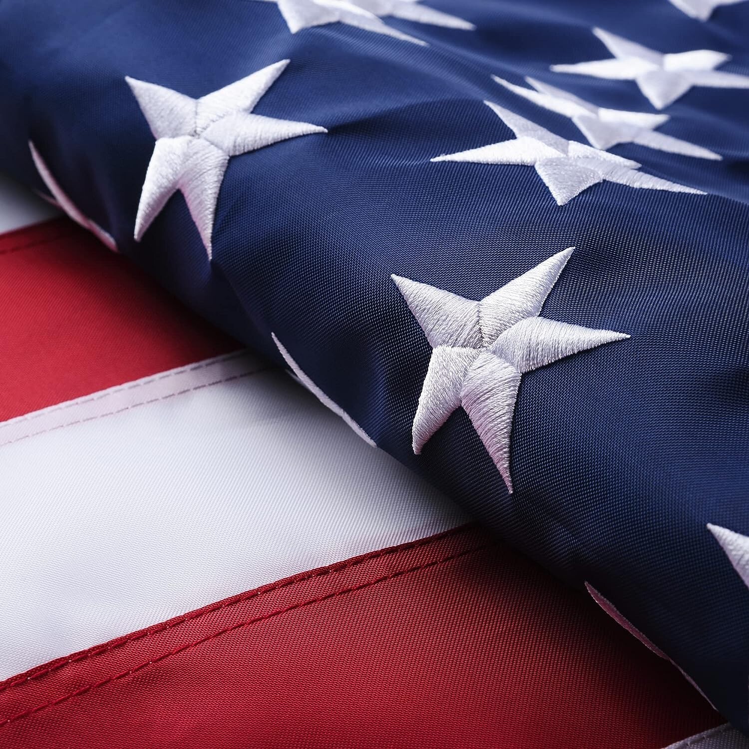 Super Strong 6×10 Foot American Flag Embroidered US Flag USA Banner Nylon