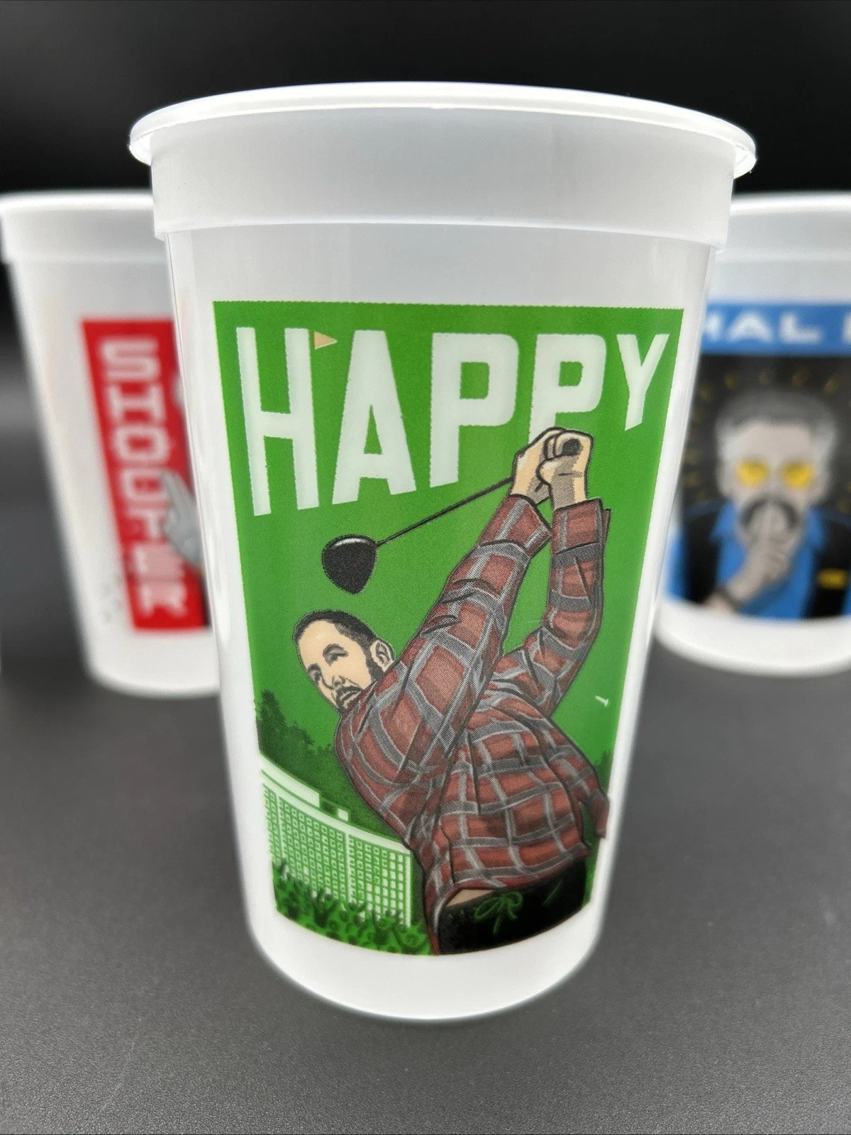 Authentic Happy Gilmore 2 Subway Collectible Cups – Set Of 4 – NEW – Free Ship