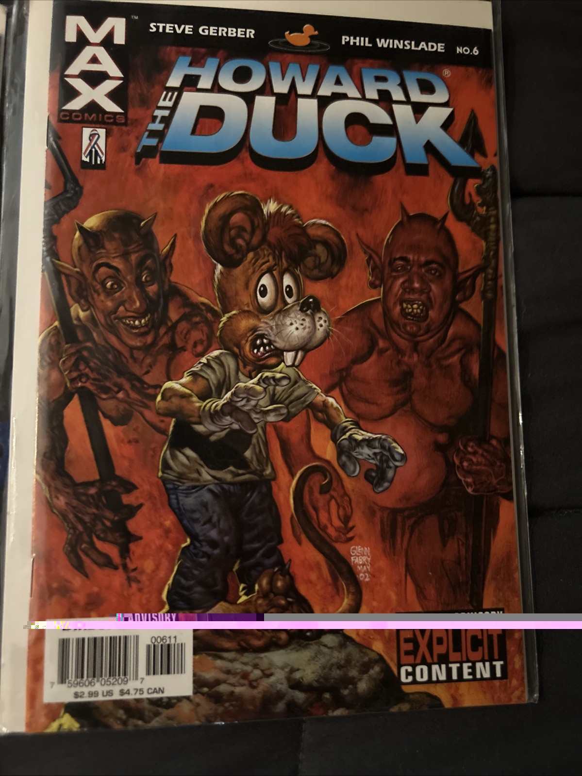 Marvel Max Howard The Duck ( Vol 2. 2002 ) Full Set Issues 1-6 Bagged Boarded