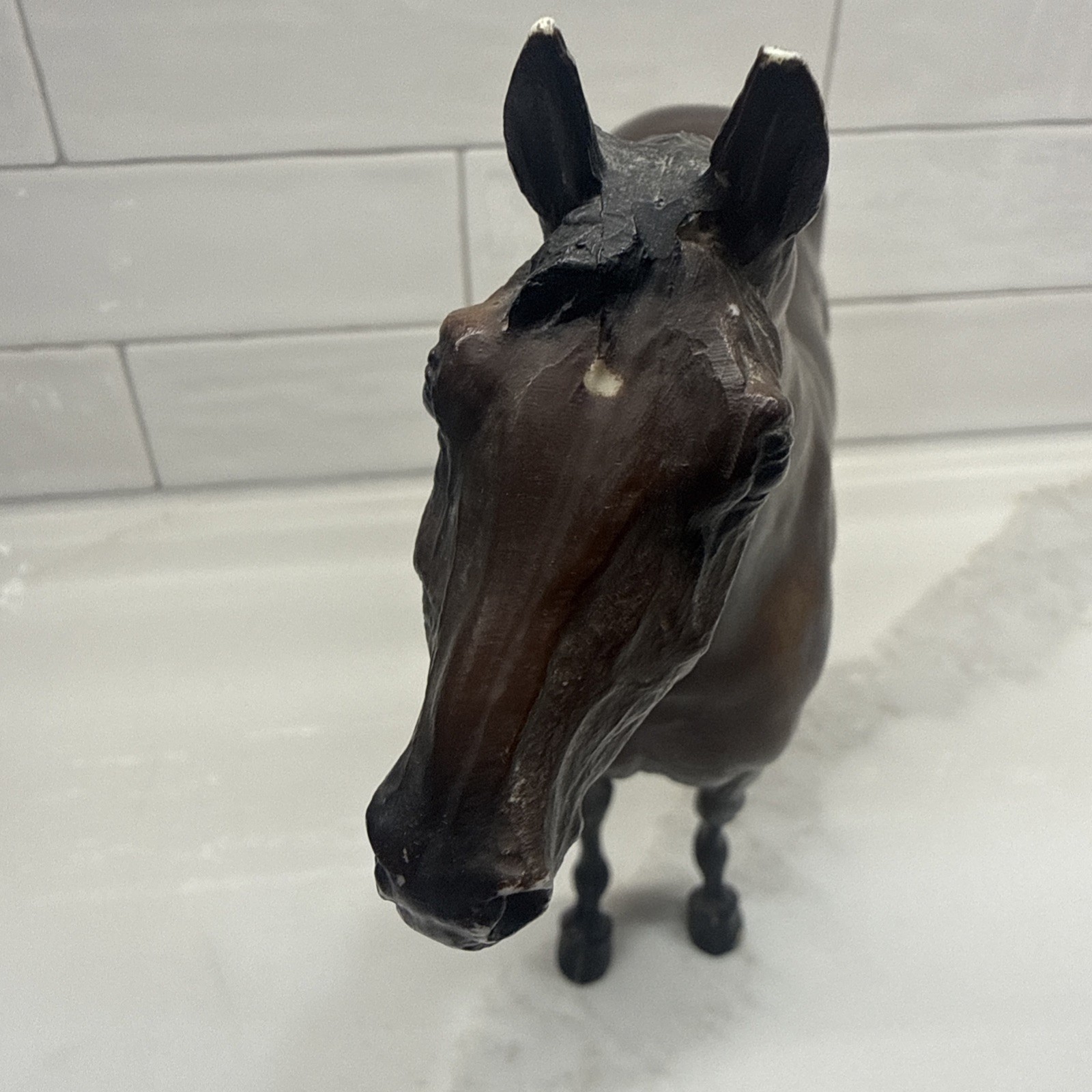 Breyer Vintage Classic Horse Adios Matte Dark Bay Famous Standardbred #50 Good