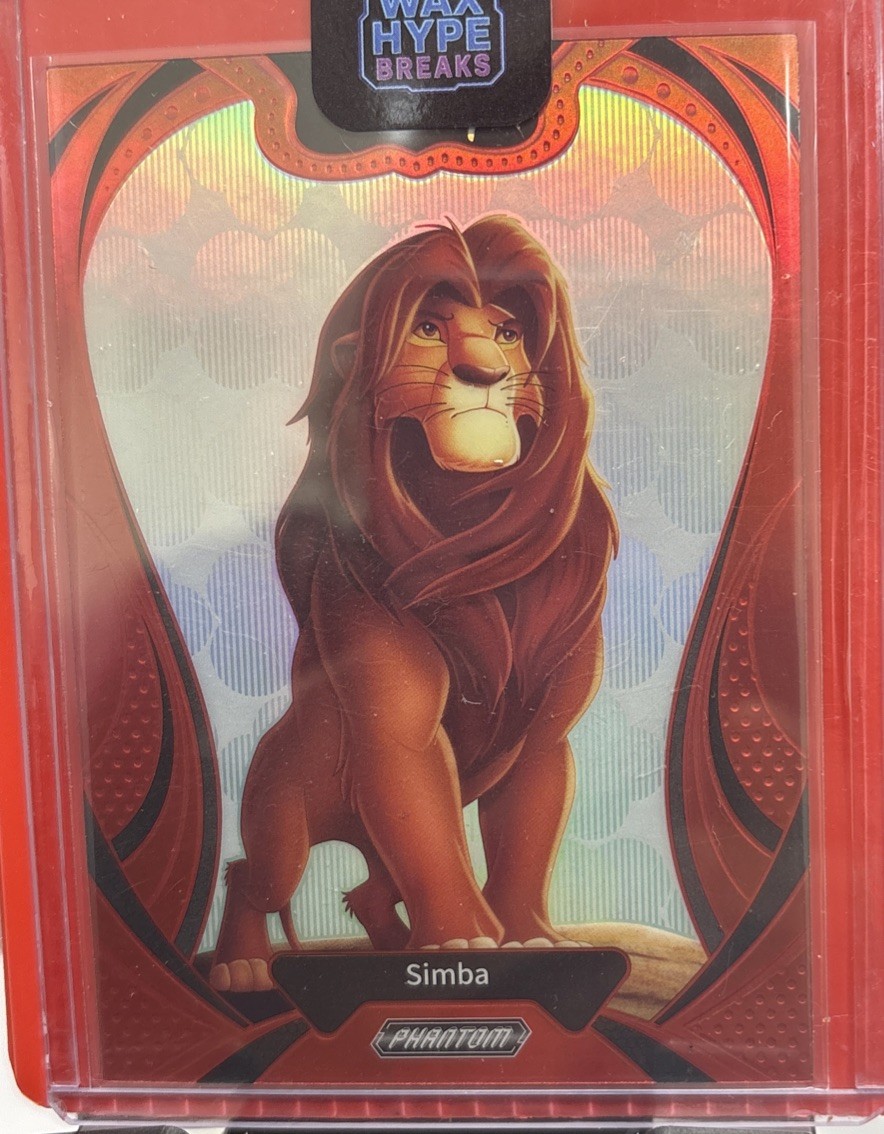🔥2025 Kakawow Phantom Disney SIMBA Red /75🔥
