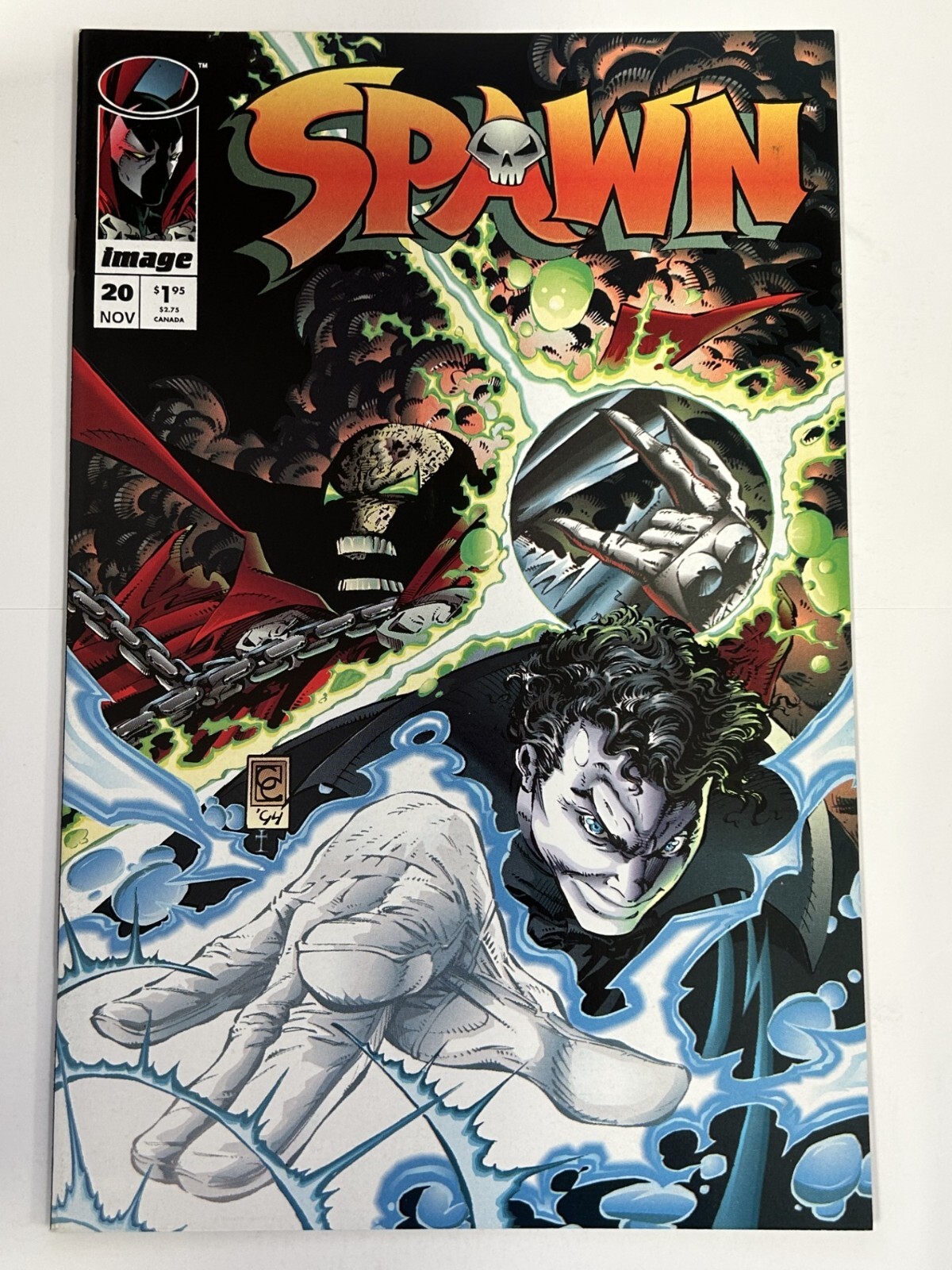SPAWN #20 NEAR MINT 1994 TODD MCFARLANE IMAGE COMICS b-345